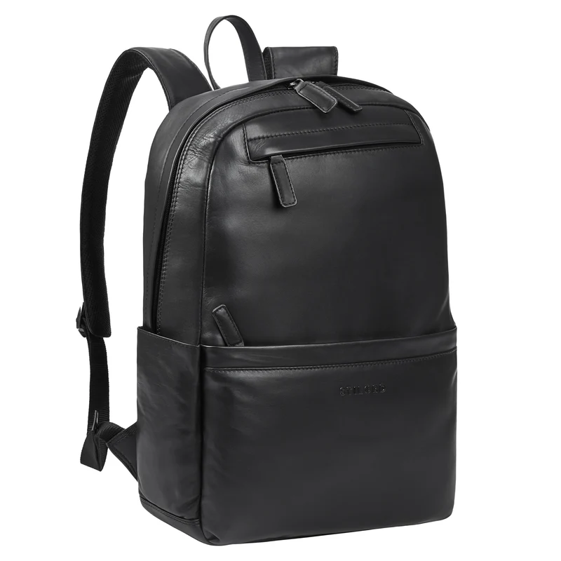 "Brighton" Großer Business Lederrucksack 15.6 Zoll für Herren & Damen