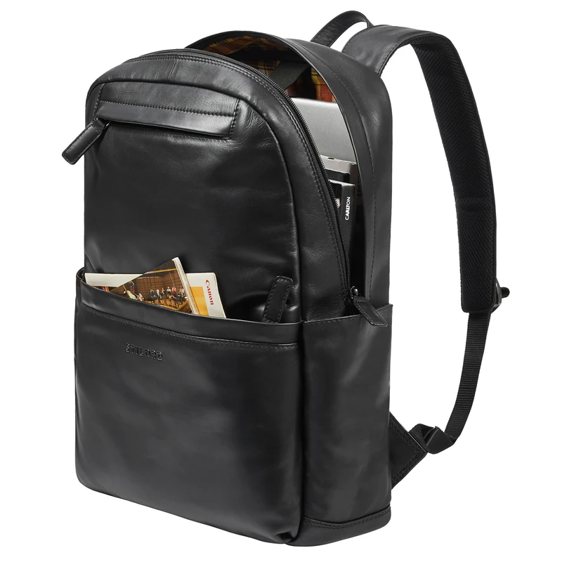 "Brighton" Großer Business Lederrucksack 15.6 Zoll für Herren & Damen