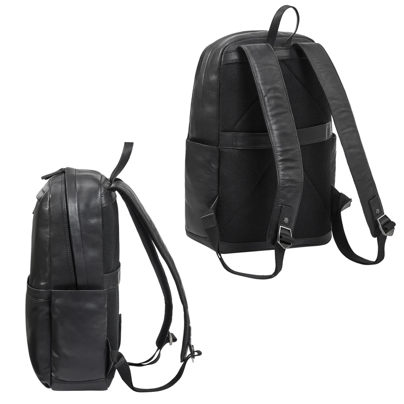 "Brighton" Großer Business Lederrucksack 15.6 Zoll für Herren & Damen