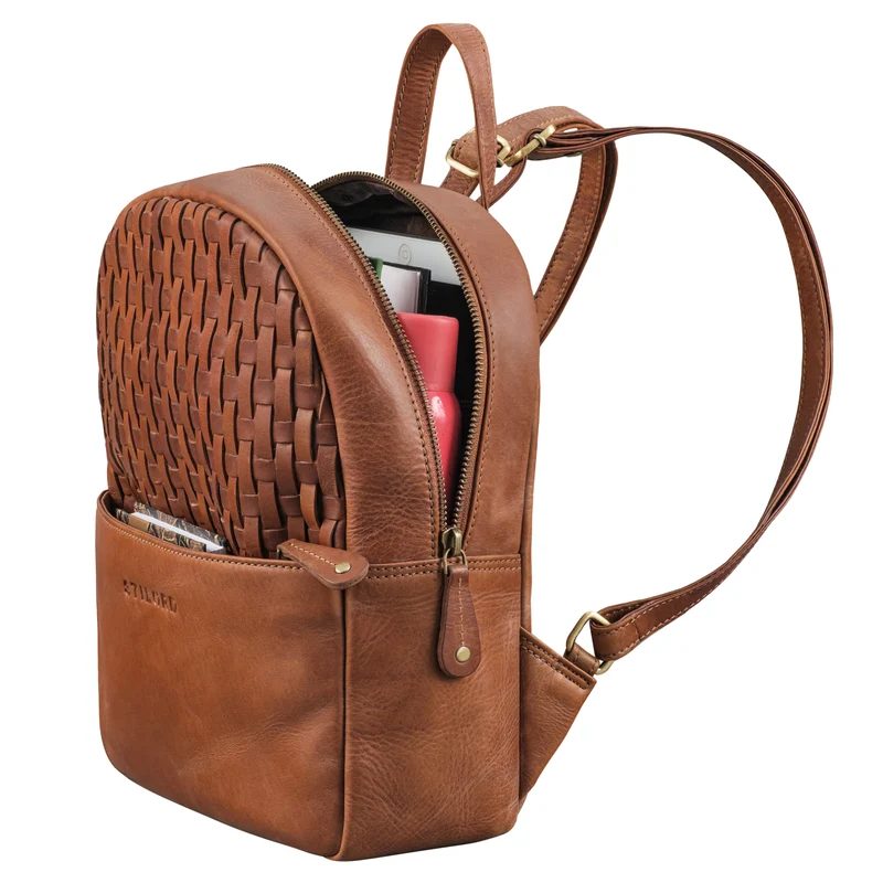 "Lavinia" Vintage Rucksackhandtasche Leder Damen