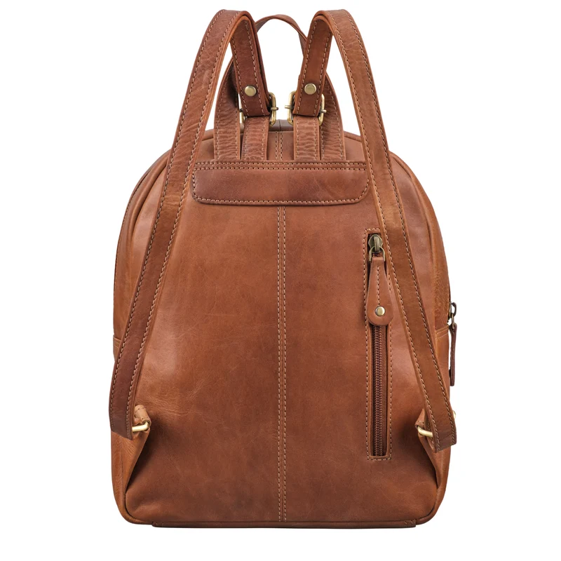 "Lavinia" Vintage Rucksackhandtasche Leder Damen