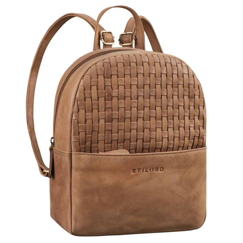 "Lavinia" Vintage Rucksackhandtasche Leder Damen
