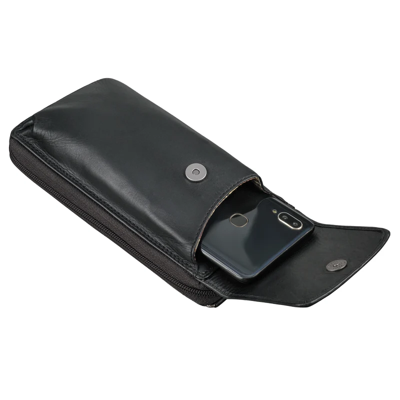 "Jule" Leder Handytasche Geldbeutel mit Handyfach RFID Schutz Damen