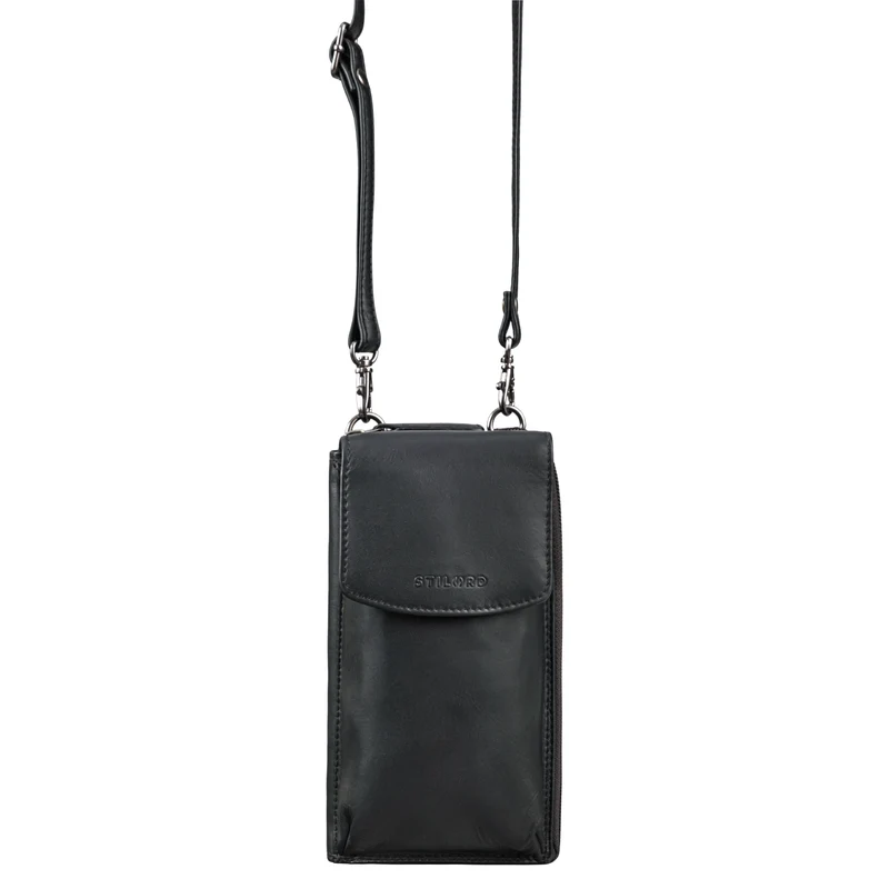 "Jule" Leder Handytasche Geldbeutel mit Handyfach RFID Schutz Damen