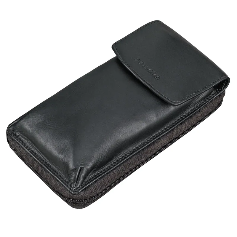 "Jule" Leder Handytasche Geldbeutel mit Handyfach RFID Schutz Damen