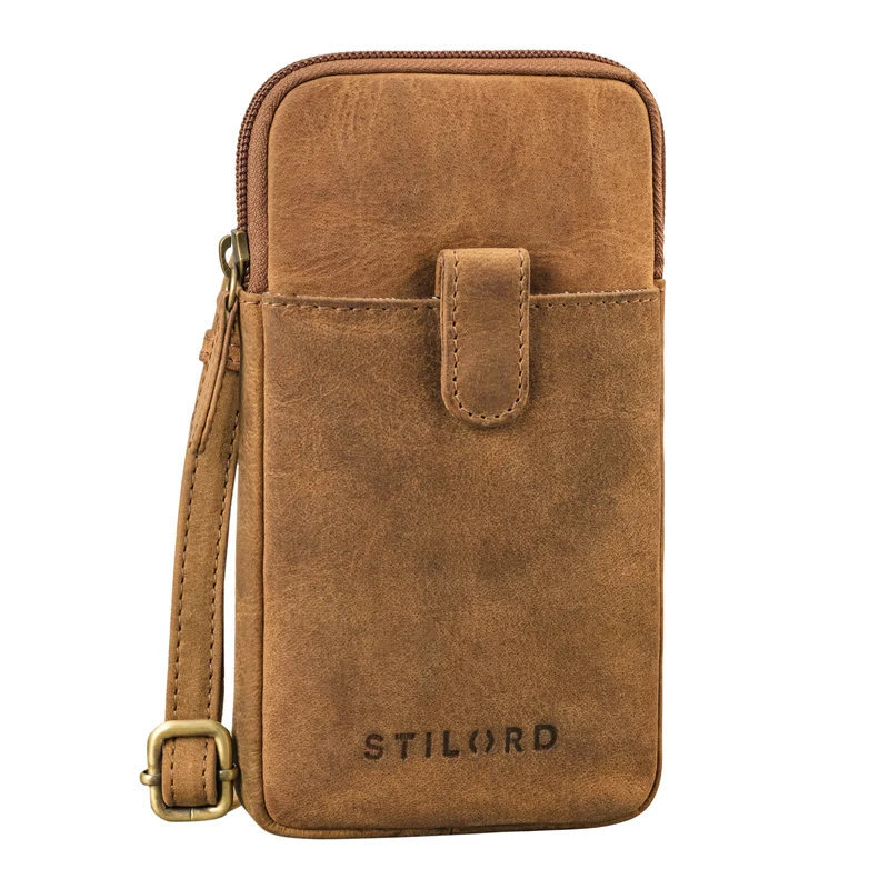 "Amara" Brusttasche mit Handy-Fach aus Echt Leder für Damen und Herren