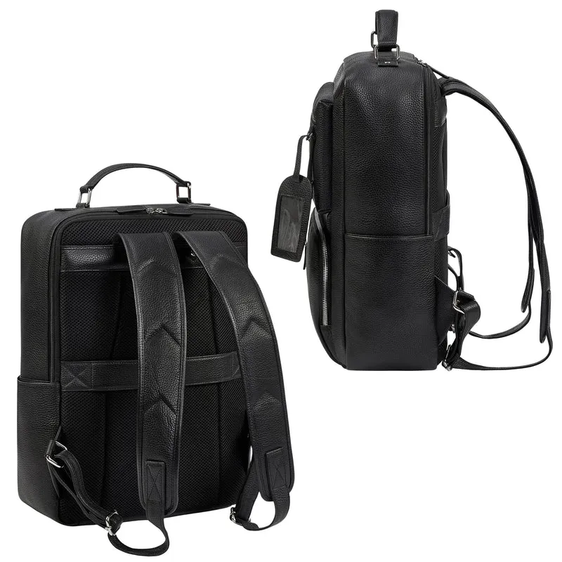 "Alejandro" moderner Business Lederrucksack 15.6 Zoll für Herren