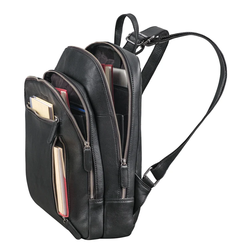 "July" Eleganter Rucksack Damen Leder