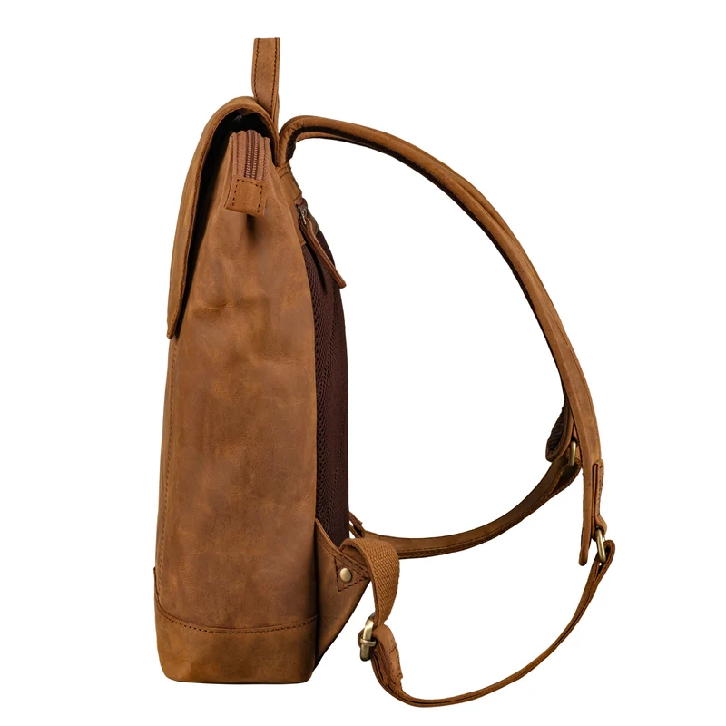 "Sage" Vintage Leder Rucksack für Damen Herren
