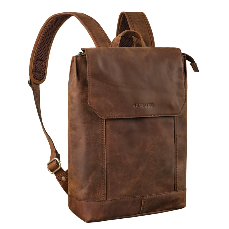 "Sage" Vintage Leder Rucksack für Damen Herren