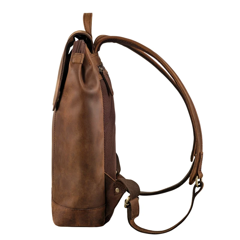"Sage" Vintage Leder Rucksack für Damen Herren
