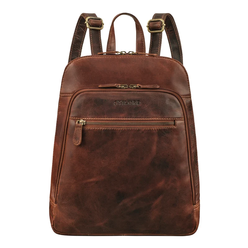 "Giselle" Laptop Lederrucksack 13.3 Zoll - 14 Zoll für Damen Herren