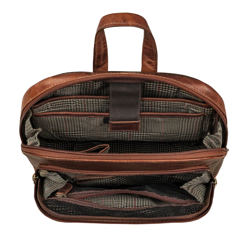 "Giselle" Laptop Lederrucksack 13.3 Zoll - 14 Zoll für Damen Herren