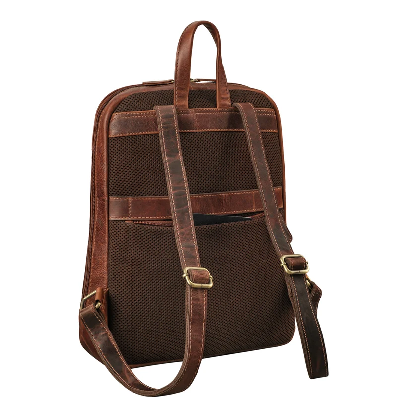 "Giselle" Laptop Lederrucksack 13.3 Zoll - 14 Zoll für Damen Herren