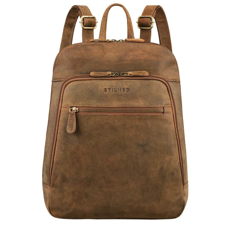 "Giselle" Laptop Lederrucksack 13.3 Zoll - 14 Zoll für Damen Herren