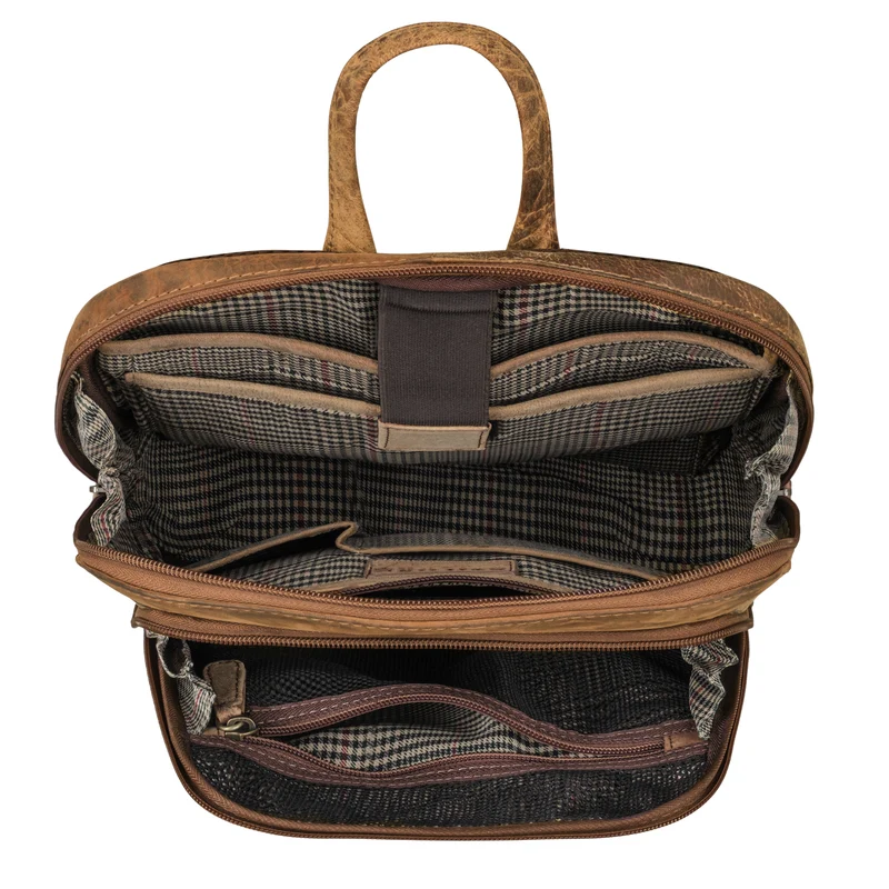 "Giselle" Laptop Lederrucksack 13.3 Zoll - 14 Zoll für Damen Herren