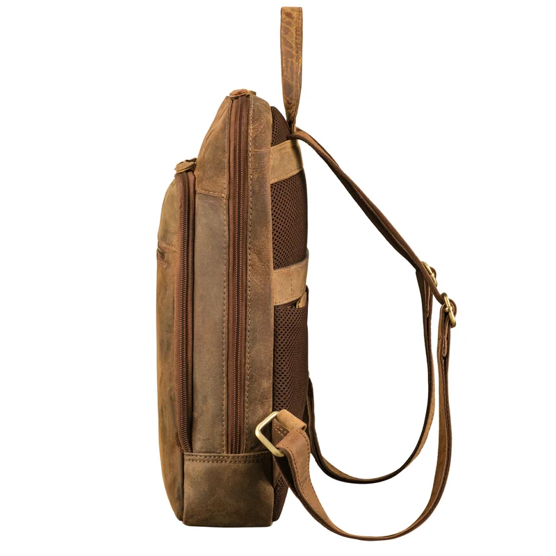 "Giselle" Laptop Lederrucksack 13.3 Zoll - 14 Zoll für Damen Herren