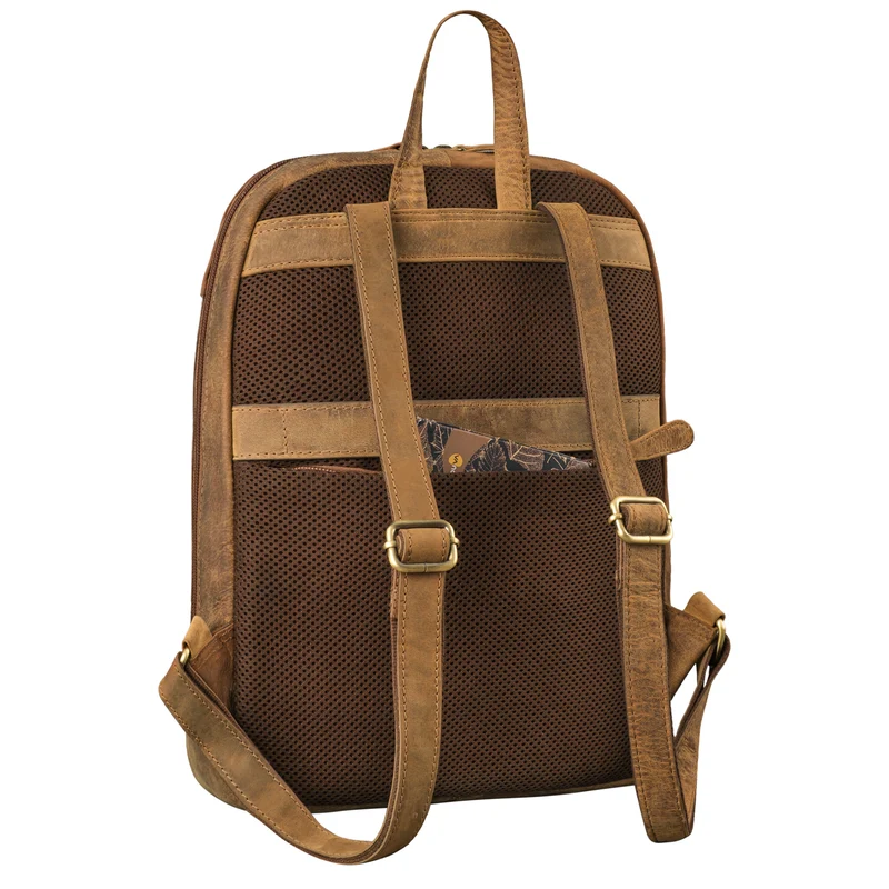 "Giselle" Laptop Lederrucksack 13.3 Zoll - 14 Zoll für Damen Herren