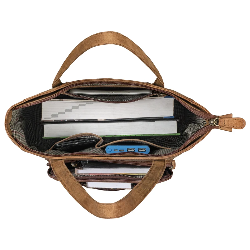 "Oraya" Stilvolle Damen Schultertasche mit langen Henkeln Mittelgroß