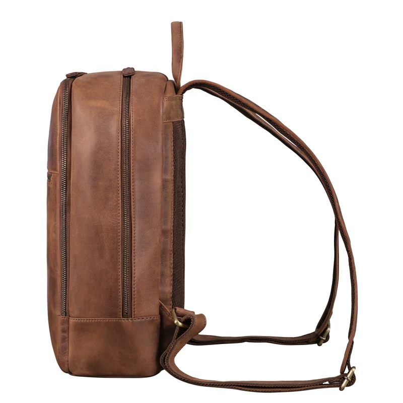 "Jai" Leder Rucksack Herren Groß