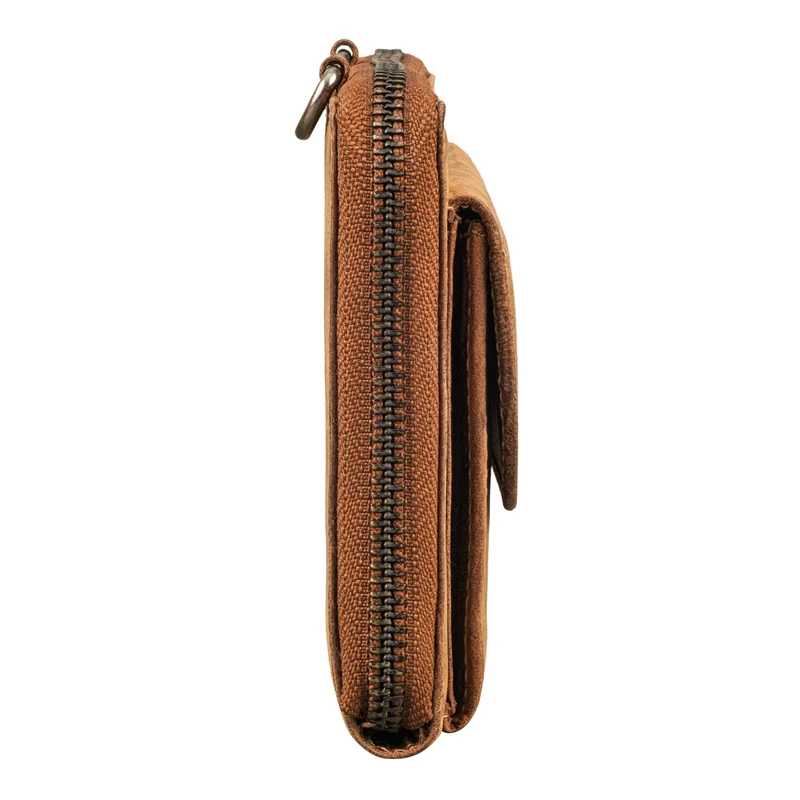 "Monica" 4 in 1 Leder Geldbörse mit Handyfach Schultertasche Damen