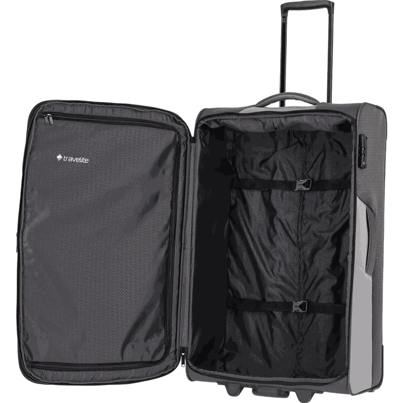 Travelite Viia 2-Rollen Kofferset 3tlg, L/M/S -Schiefer