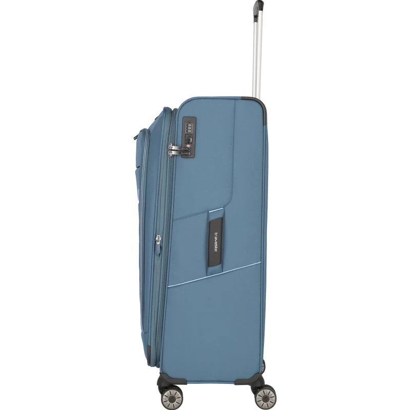 Travelite Skaii 4-Rollen Trolley L 78 cm -Panoramablau