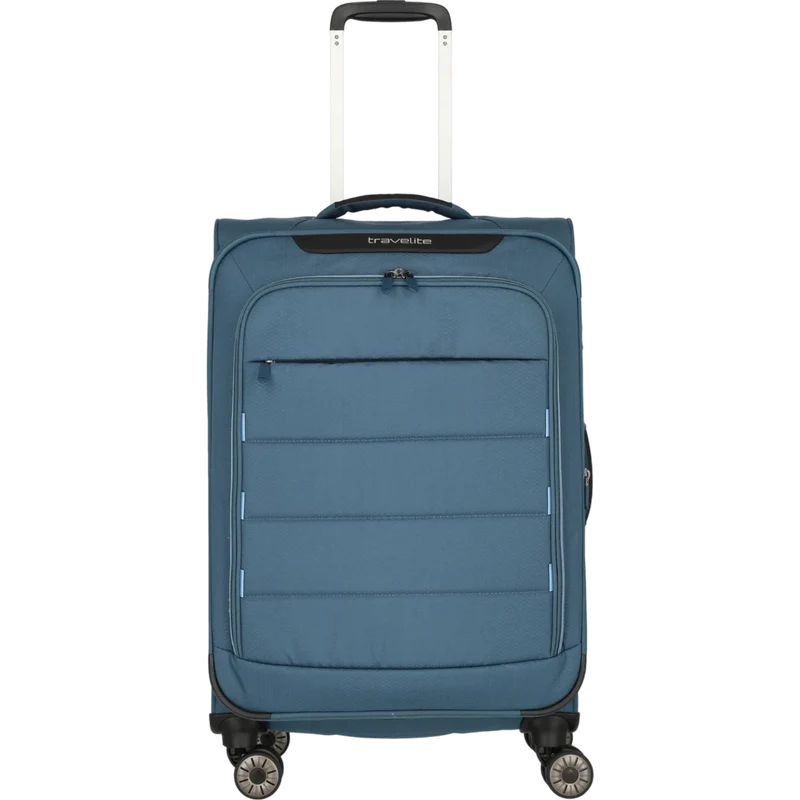 Travelite Skaii 4-Rollen Trolley M 67 cm -Panoramablau