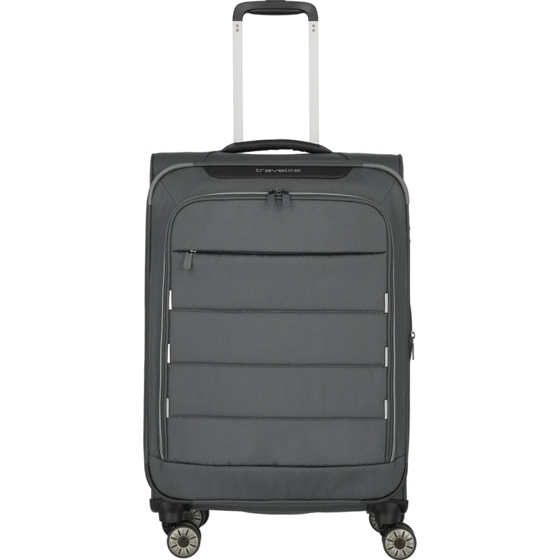 Travelite Skaii 4-Rollen Trolley M 67 cm -Gipfelgrau