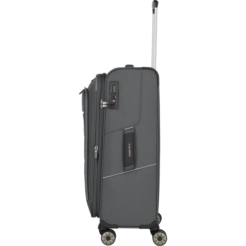 Travelite Skaii 4-Rollen Trolley M 67 cm -Gipfelgrau