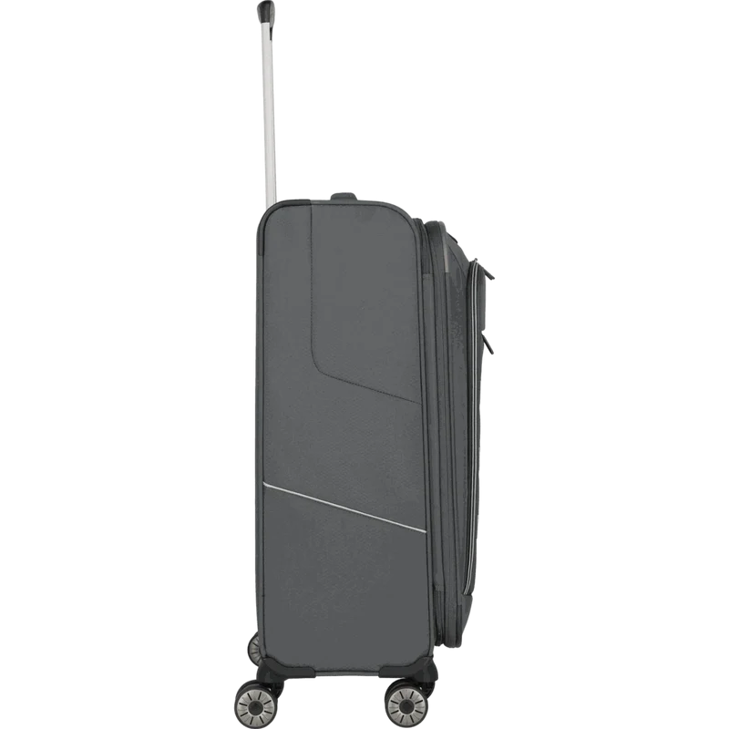 Travelite Skaii 4-Rollen Trolley M 67 cm -Gipfelgrau