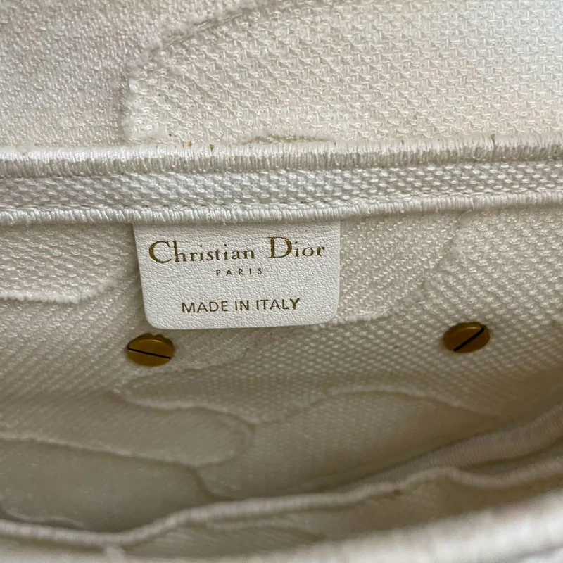 Dior Saddle Bag Camouflage Weiße Canvas Mittelgroße Handtasche mit Goldbeschlägen 2020