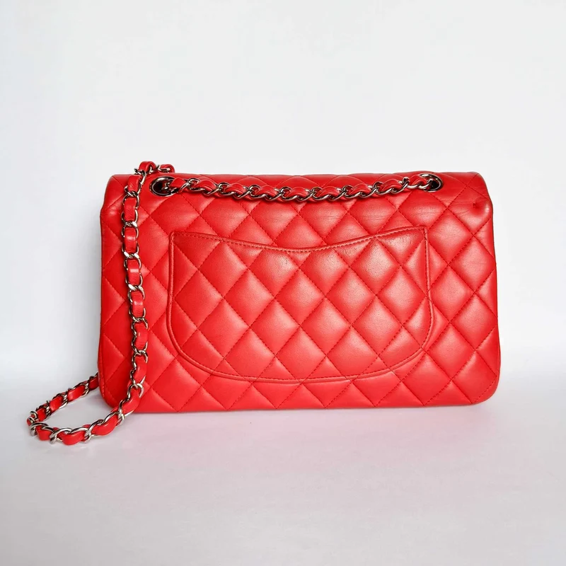 Chanel Classic Flap Bag Medium lamsleer