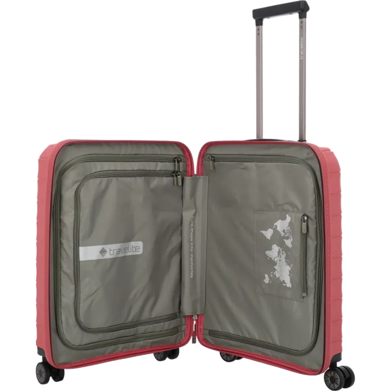 Travelite Mooby 4-Rollen-Handgepäcktrolley 55 cm -Rot