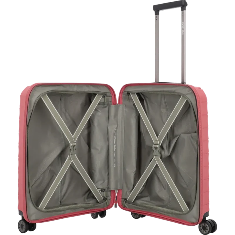 Travelite Mooby 4-Rollen-Handgepäcktrolley 55 cm -Rot