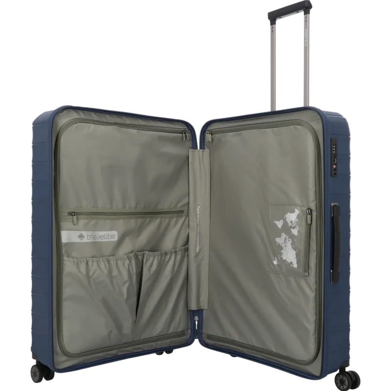 Travelite Mooby 4-Rollen-Kofferset 3tlg. L/M/S -Marine