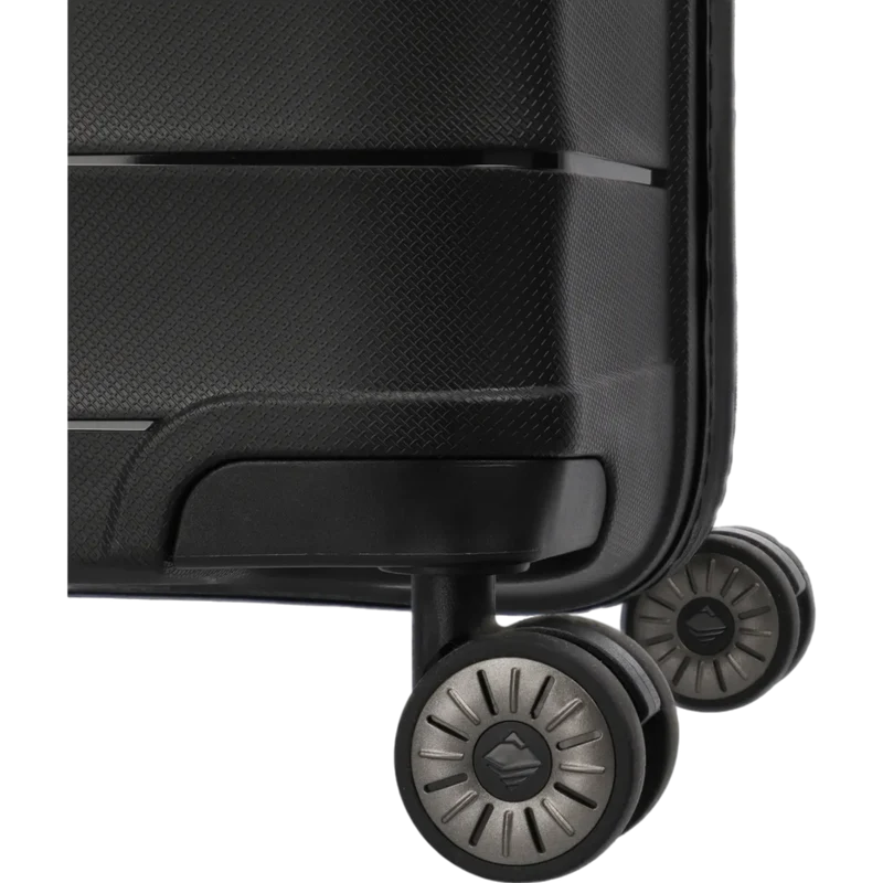 Travelite Mooby 4-Rollen-Kofferset 3tlg. L/M/S -Schwarz