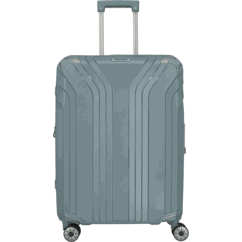 Travelite Elvaa 4-Rollen-Trolley M 66 cm -Blaugrau