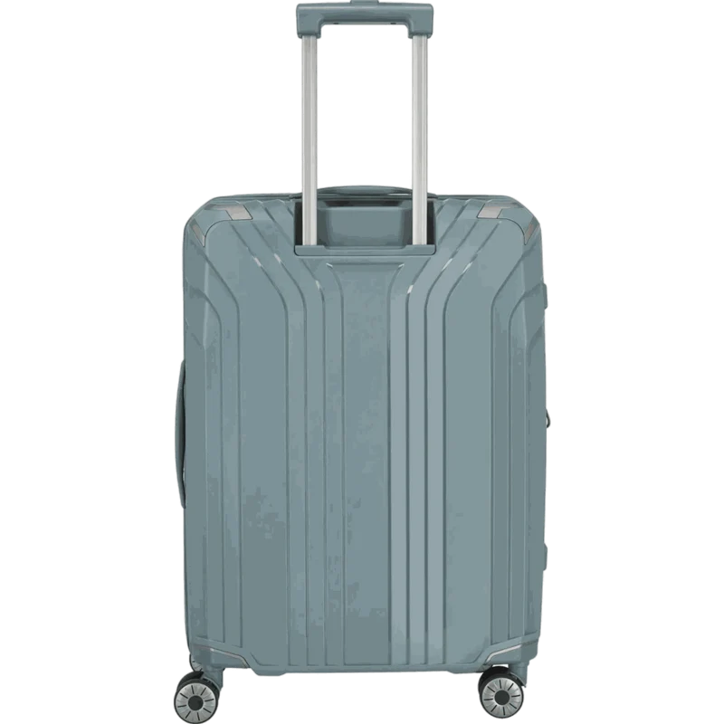 Travelite Elvaa 4-Rollen-Trolley M 66 cm -Blaugrau