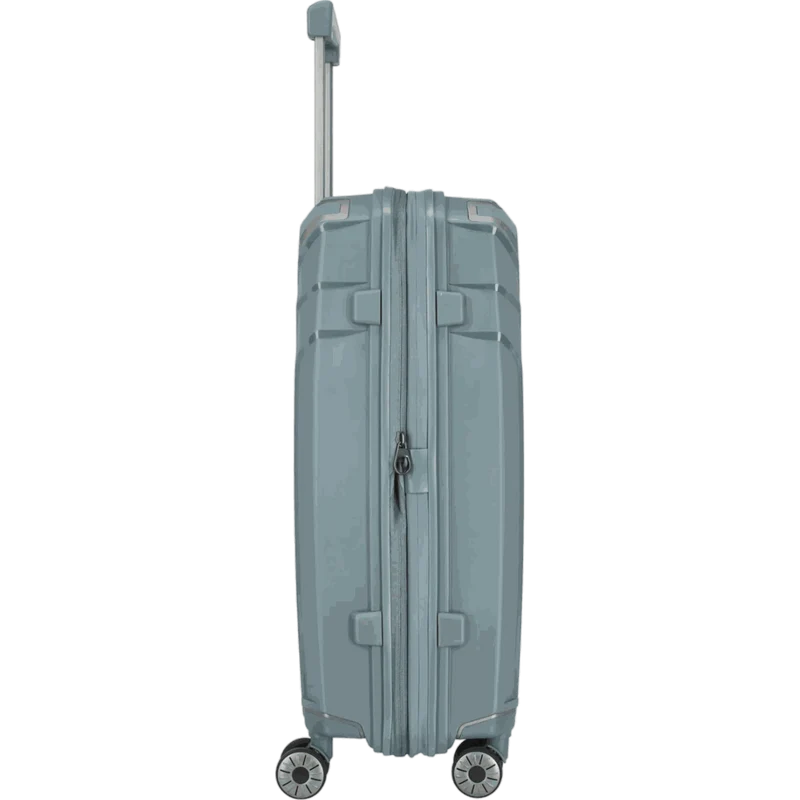 Travelite Elvaa 4-Rollen-Trolley M 66 cm -Blaugrau
