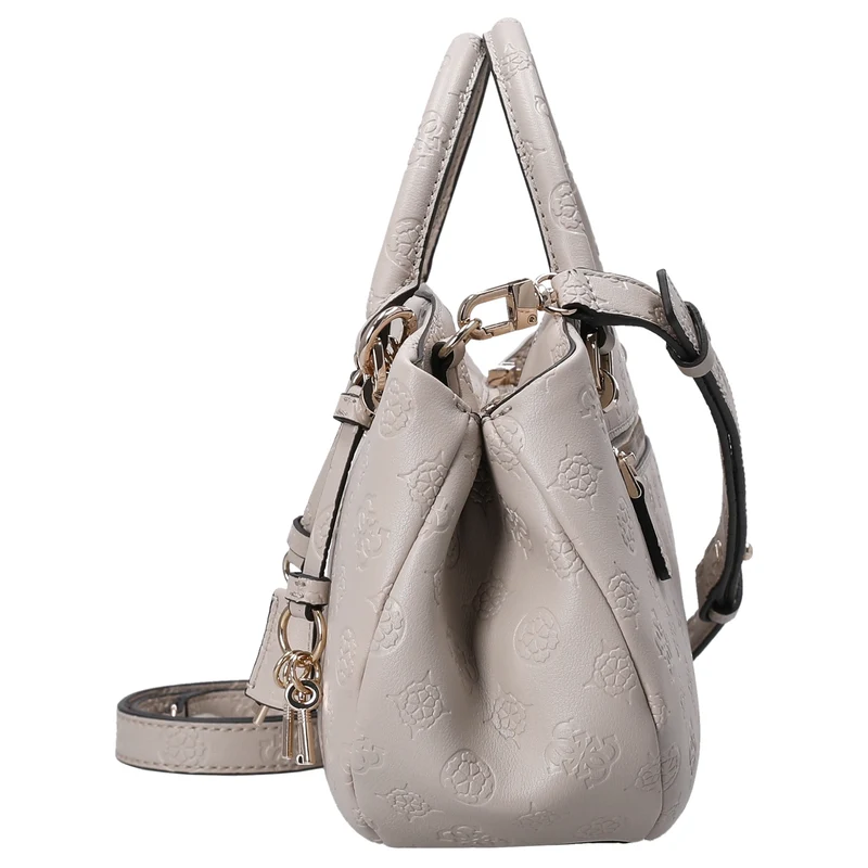 Guess Carmella 3 Comp Satchel - Henkeltasche 30 cm (bone logo)
