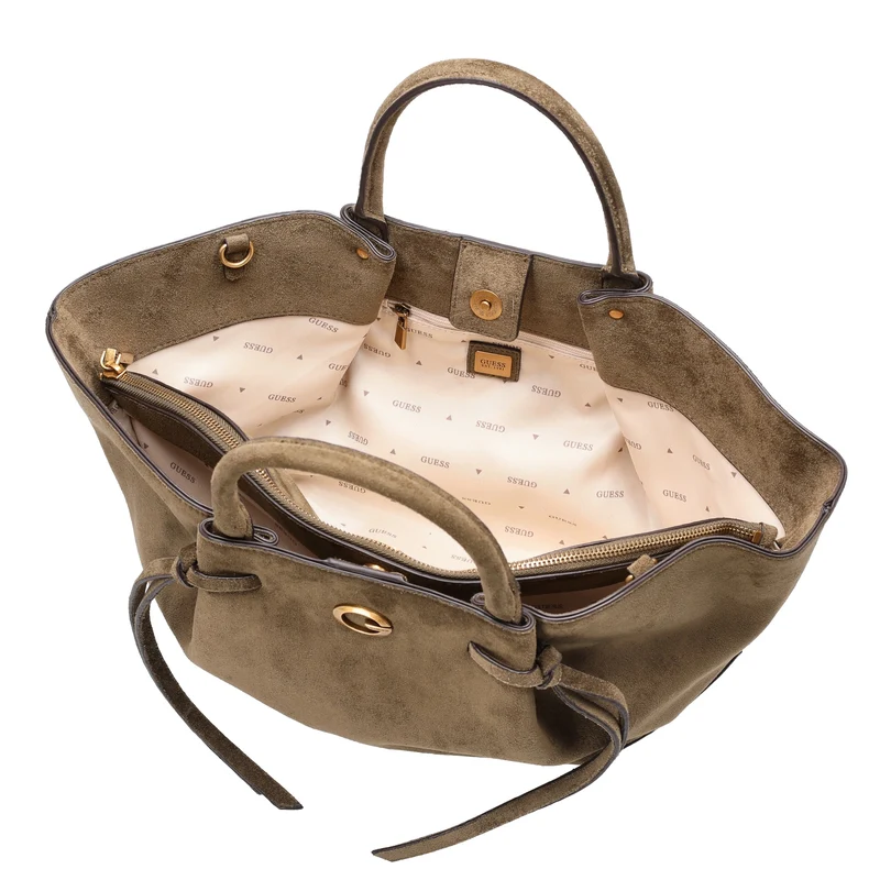 Guess Allegra Satchel - Henkeltasche 48 cm (olive)