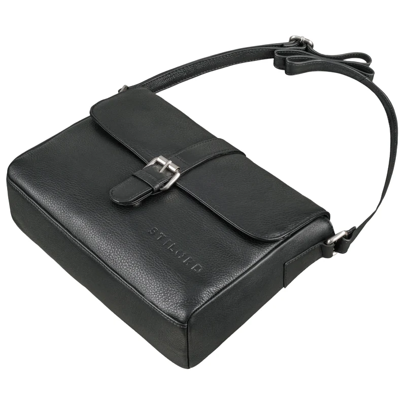 "Letizia" Leder Schultertasche Damen mittelgroß