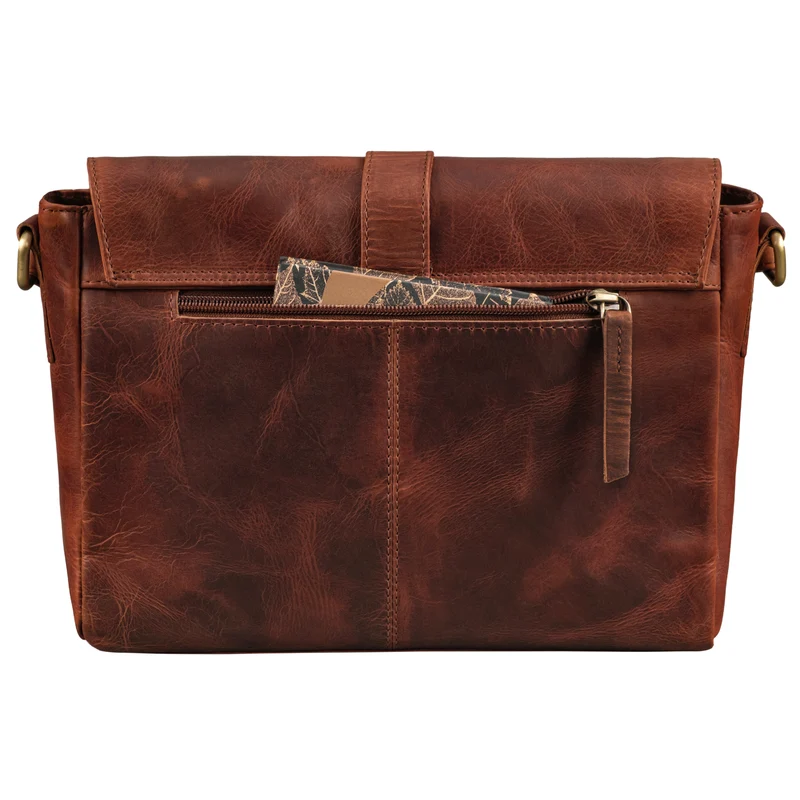 "Letizia" Leder Schultertasche Damen mittelgroß
