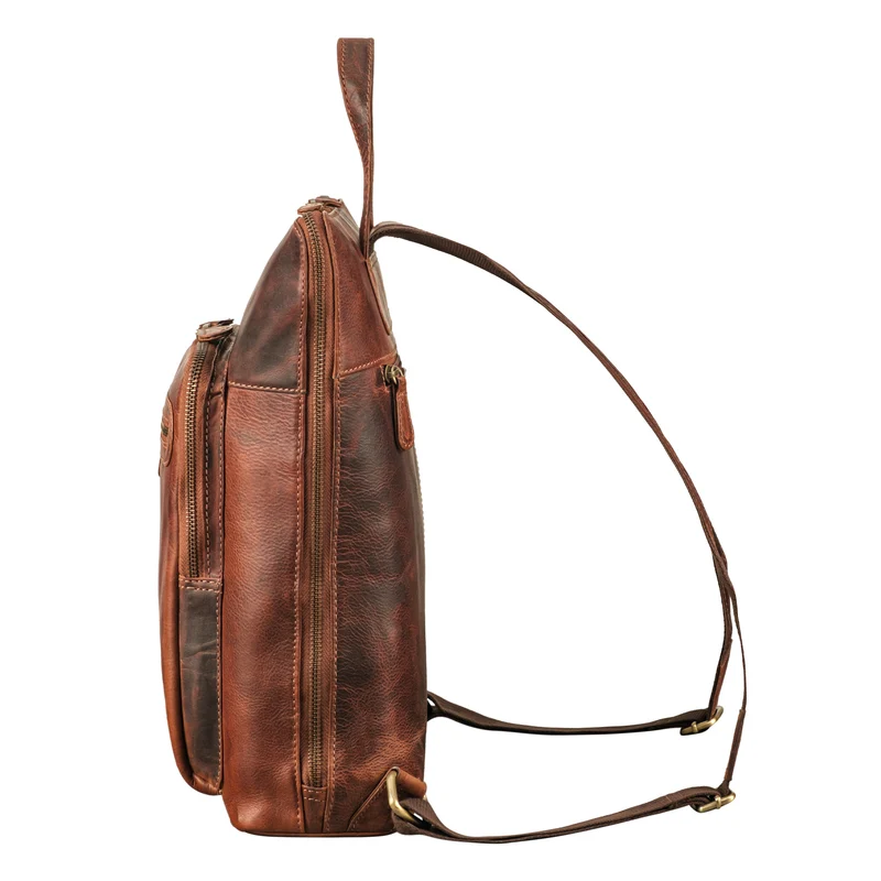 "Shyla" Eleganter Rucksack Damen Leder Vintage