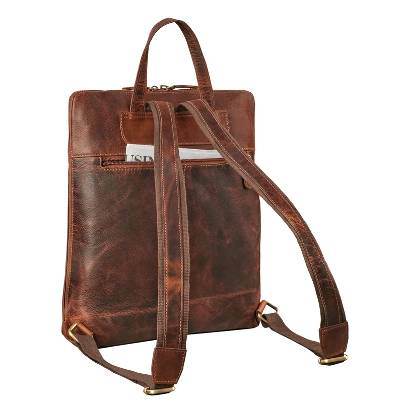 "Shyla" Eleganter Rucksack Damen Leder Vintage
