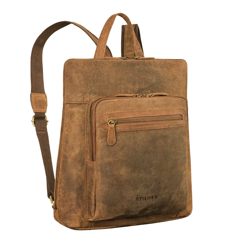 "Shyla" Eleganter Rucksack Damen Leder Vintage