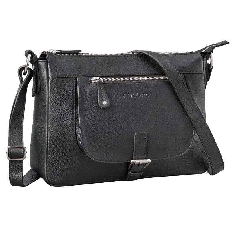 "Odette" Leder Handtasche Damen Umhängetasche