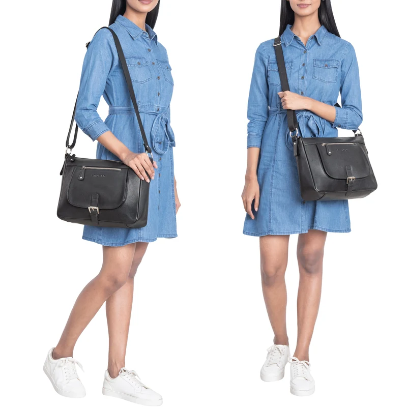 "Odette" Leder Handtasche Damen Umhängetasche