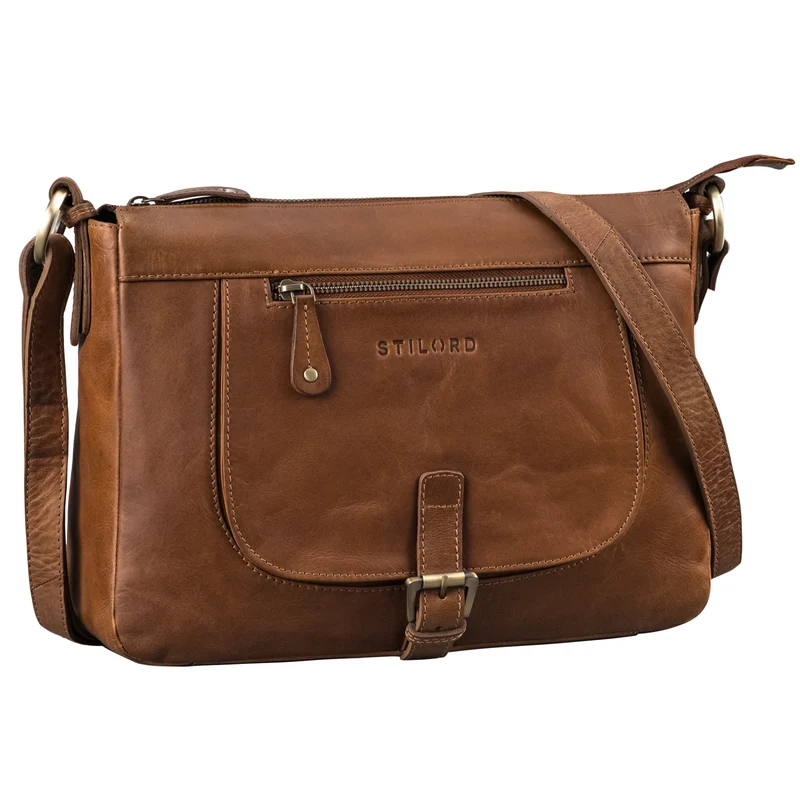 "Odette" Leder Handtasche Damen Umhängetasche